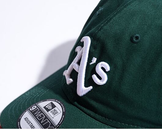 Kšiltovka New Era 9TWENTY MLB League Essential  Oakland Athletics Dark Green / White