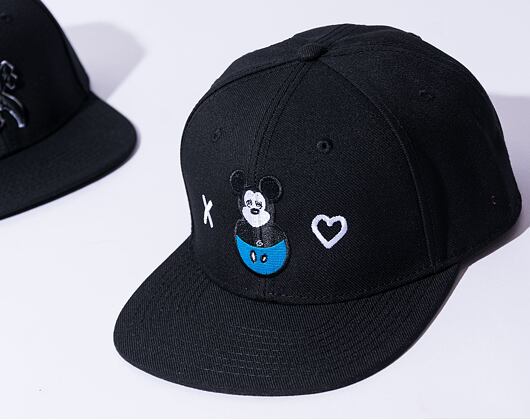 Kšiltovka RATAJ Hey Mickey Black / Blue Snapback