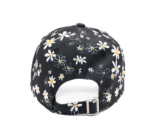 Dětská Kšiltovka New Era 9FORTY Kids MLB All Over Print Daisy New York Yankees Black / White