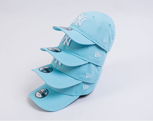 Dětská Kšiltovka New Era 9FORTY Kids MLB League Essential New York Yankees Pastel Blue / White