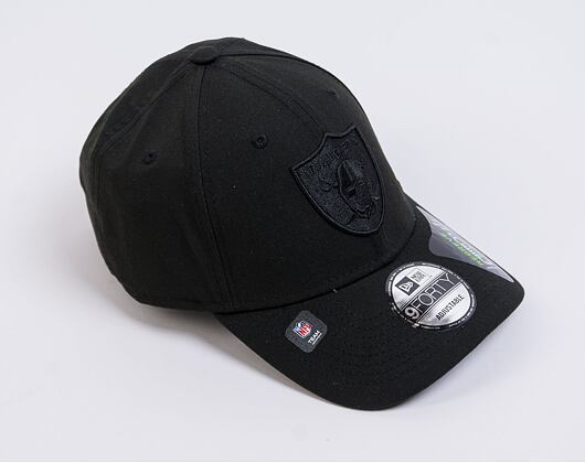 Kšiltovka New Era 9FORTY NFL Repreve Monochrome Las Vegas Raiders Black