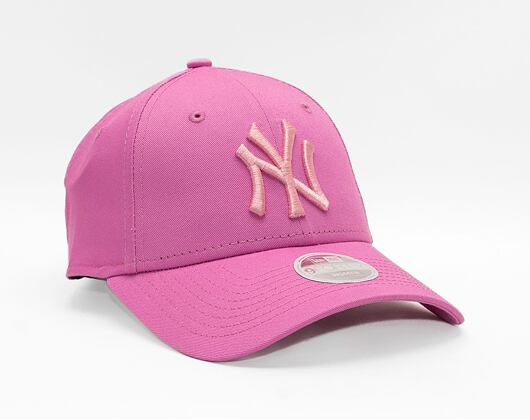 Dámská Kšiltovka New Era 9FORTY Womens MLB League Essential New York Yankees Wild Rose Pink / Light 