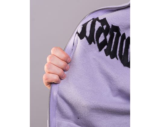 Mikina Wasted Paris Full Zip Streak - Storm Lilac