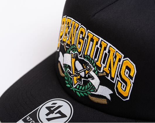 Kšiltovka '47 Brand NHL Pittsburgh Penguins Laurel '47 Captain DTR Black