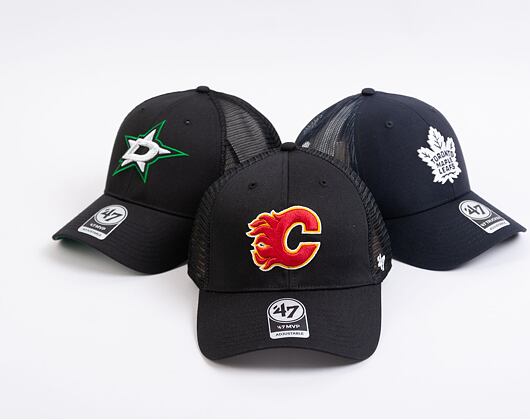 Kšiltovka '47 Brand NHL Calgary Flames Branson '47 MVP Black