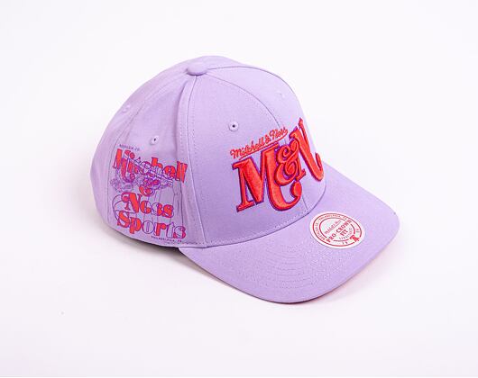 Kšiltovka Mitchell & Ness Branded Overlay Pro Snapback Branded Purple