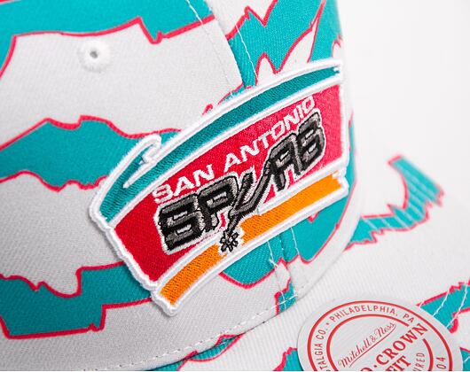 Kšiltovka Mitchell & Ness NBA Krookz Pro Snapback Hwc San Antonio Spurs White / Teal