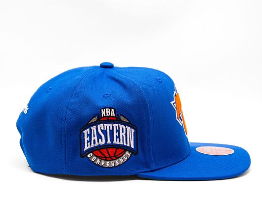 Kšiltovka Mitchell & Ness NBA Conference Patch Snapback New York Knicks Blue