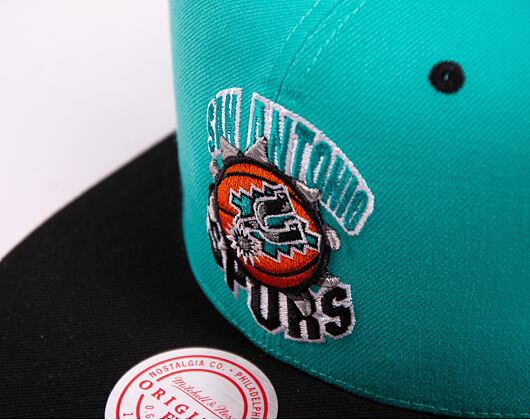 Kšiltovka Mitchell & Ness NBA Breakthrough Snapback Hwc San Antonio Spurs Teal