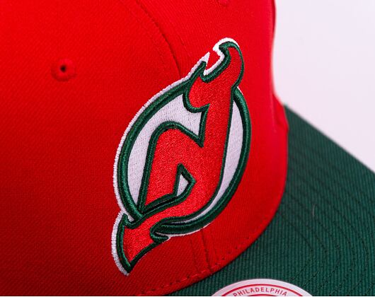 Kšiltovka Mitchell & Ness NHL Team 2 Tone 2.0 Snapback New Jersey Devils RED / GREEN