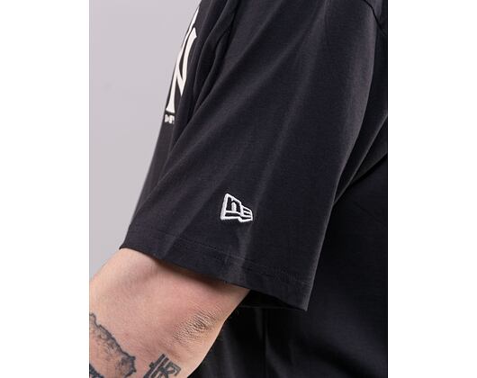 Triko New Era MLB Team Graphic Back Print Oversized Tee New York Yankees Navy / White