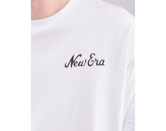 Triko New Era Character Graphic Oversized Tee Branded White / Black