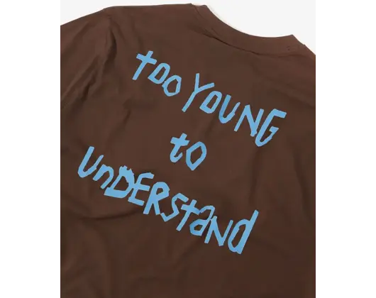 Triko Wasted Paris T-Shirt Too Young Slate Brown