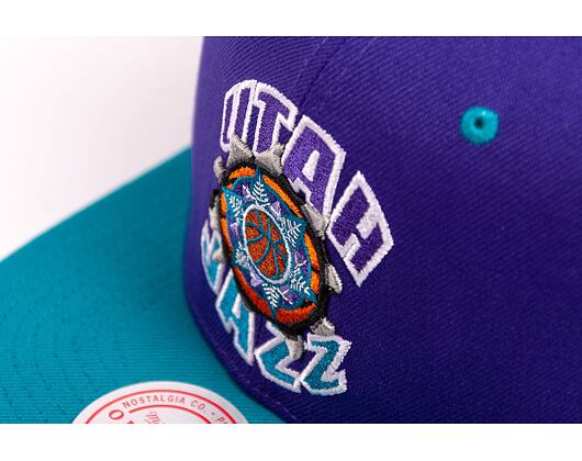 Kšiltovka Mitchell & Ness NBA Breakthrough Snapback Hwc Utah Jazz Purple