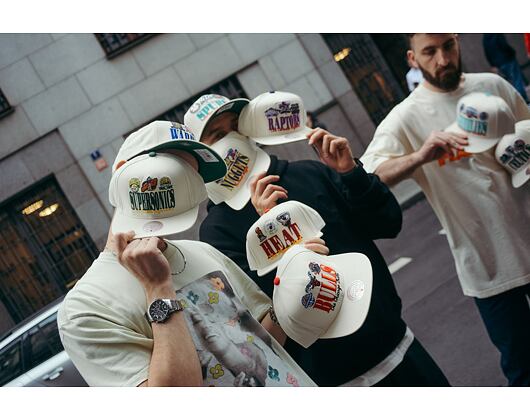 Kšiltovka Mitchell & Ness NBA Reframe Retro Snapback Hwc Seattle Supersonics Off White