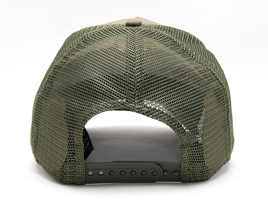 Kšiltovka New Era 9FORTY A-Frame Trucker MLB Tech Ripstop Trucker New York Yankees New Olive