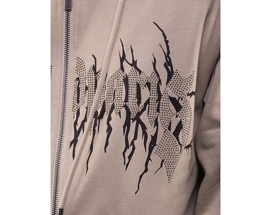 Mikina Wasted Paris Hoodie Zip Iron Bliss Sand