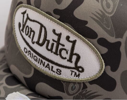 Kšiltovka Von Dutch Trucker Tampa Foam Green Camo