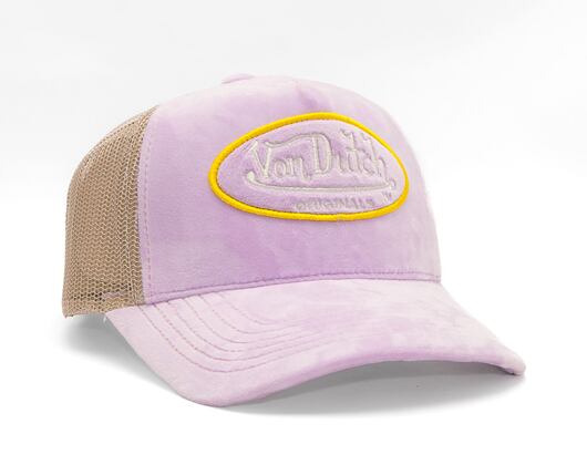 Kšiltovka Von Dutch Trucker Kent Velvet Lilac/Sand