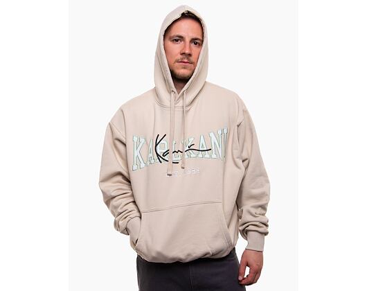 Mikina Karl Kani College Signature Os Hoodie off white