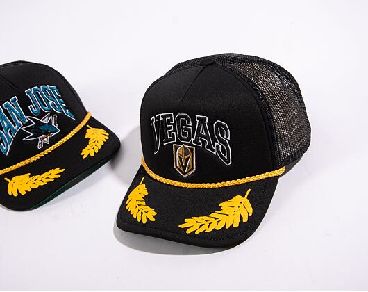 Kšiltovka Mitchell & Ness Nhl Gold Leaf Trucker Knights Black