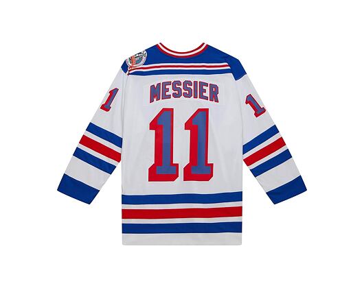 Dres Mitchell & Ness NHL White Jersey New York Rangers White