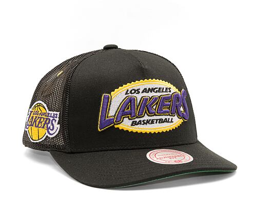 Kšiltovka Mitchell & Ness NBA Team Seal Trucker Lakers Black
