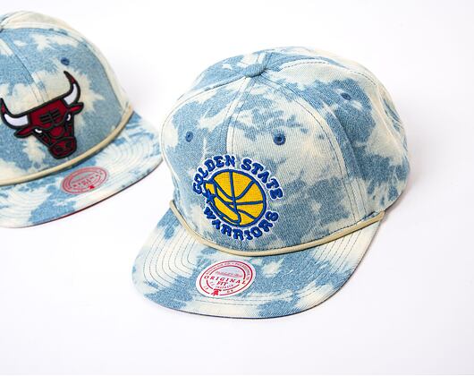 Kšiltovka Mitchell & Ness NBA Acid Wash Snapback HWC Warriors Blue