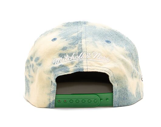 Kšiltovka Mitchell & Ness NBA Acid Wash Snapback Celtics Blue