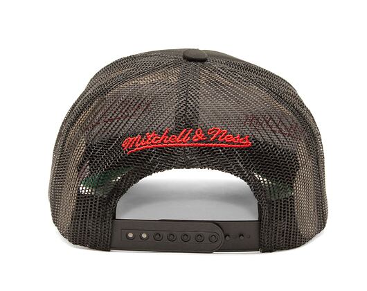 Kšiltovka Mitchell & Ness NHL Gold Leaf Trucker Blackhawks Black