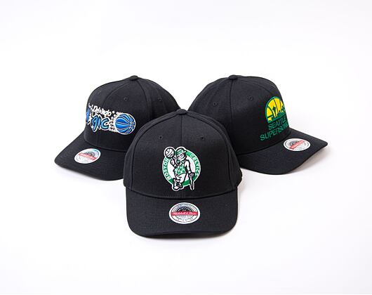 Kšiltovka Mitchell & Ness NBA Team Logo Hc Cr Snapback Celtics Black