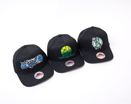Kšiltovka Mitchell & Ness NBA Team Logo Hc Cr Snapback Supersonics Black