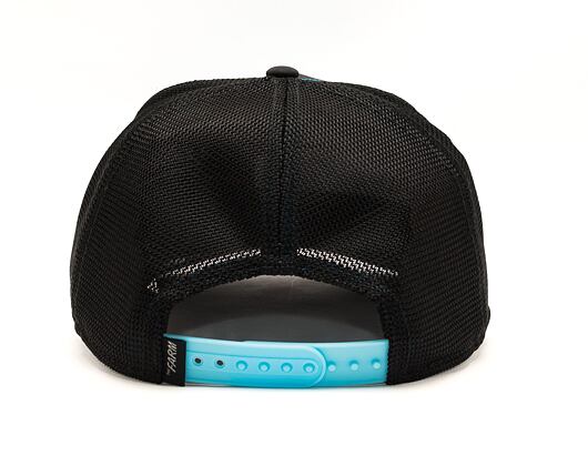 Kšiltovka Goorin - 'Glow Cats Pack' - Blue Streak - Black / Glow Blue