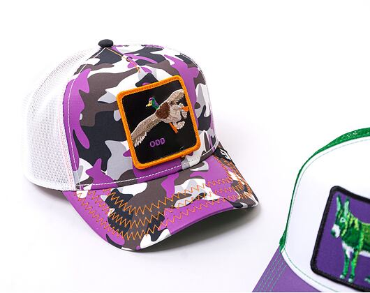 Kšiltovka Goorin 'Paintball Pack' - Lil Strange Duck Purple Camo