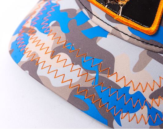 Kšiltovka Goorin - 'Paintball Pack' - Luck Stays Down - Blue Camo