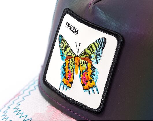 Kšiltovka Goorin - 'Butterflies Pack' - Phresh with an F - Black / Beige