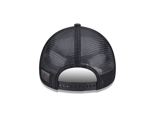 Kšiltovka New Era 9FORTY A-Frame Trucker Black Gold AC Milan Black Black
