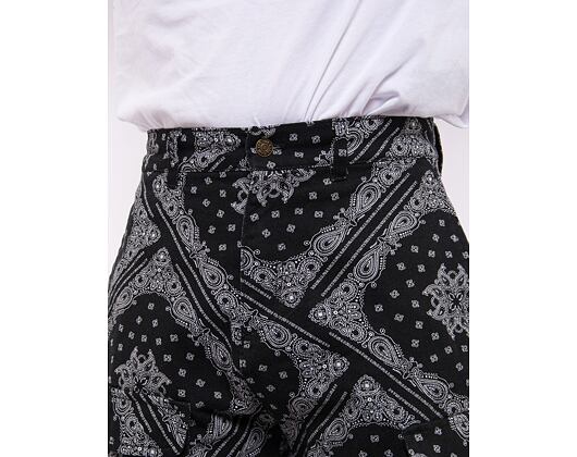 Kalhoty Karl Kani Small Signature Washed Paisley Cargo Pants Vintage Black
