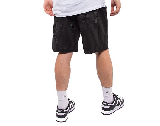 Kraťasy New Era Mesh Shorts Branded Black / Grey