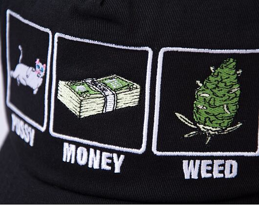 Kšiltovka RIP N DIP Pussy Money Weed Trucker Hat (Black) RND10127