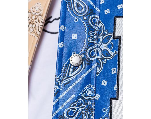 Bunda Karl Kani Retro Patch Paisley Block College sand/blue/off white