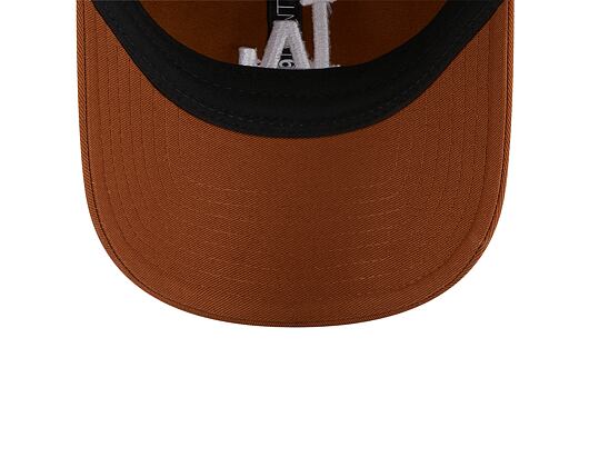 Kšiltovka New Era 9TWENTY MLB League Essential Los Angeles Dodgers Toasted Peanut / Optic White