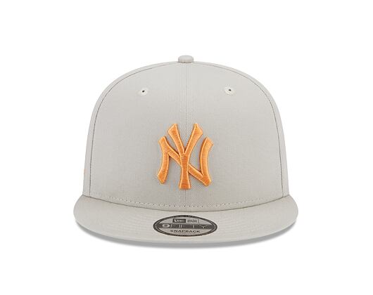 Kšiltovka New Era 9FIFTY MLB Side Patch New York Yankees Stone / Orange Glaze