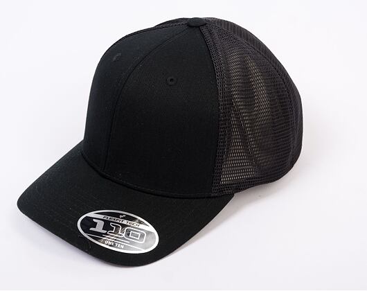 Kšiltovka Yupoong Flexfit 110 Mesh Cap Black / Black