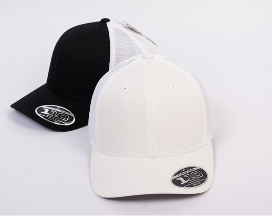 Kšiltovka Yupoong Flexfit 110 Mesh Cap 2-Tone Black / White