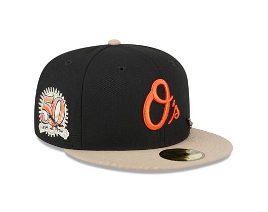 Kšiltovka New Era 59FIFTY MLB "Varsity Pin & Sidepatch" Baltimore Orioles Cooperstown