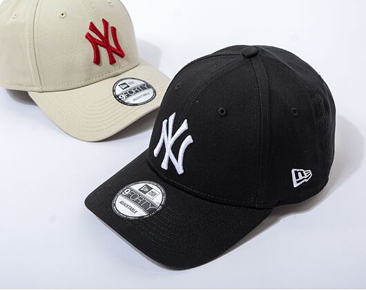 Kšiltovka New Era - MLB Essential 9FORTY - NY Yankees - Black / White