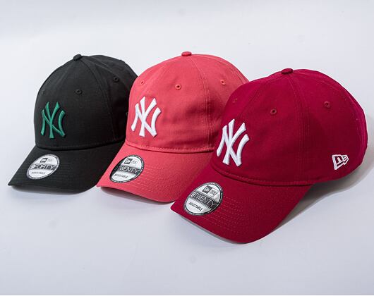 Kšiltovka New Era 9FORTY MLB League Essential New York Yankees Black / Malachite