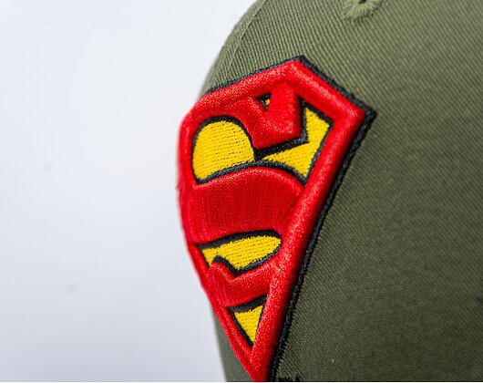 Dětská Kšiltovka New Era 9FIFTY Kids DC Superman New Olive