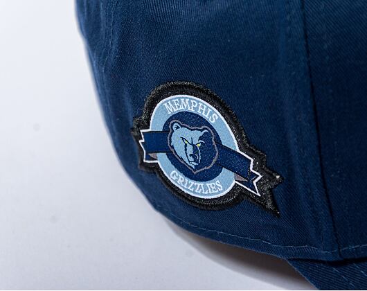 Kšiltovka New Era 9FORTY NBA Team Side Patch Memphis Grizzlies Oceanside Blue / Optic White